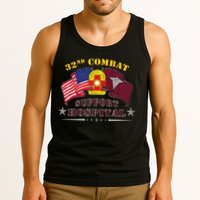 Army Combat Medic 32nd Combat Support Hospital Veteran Tank Top