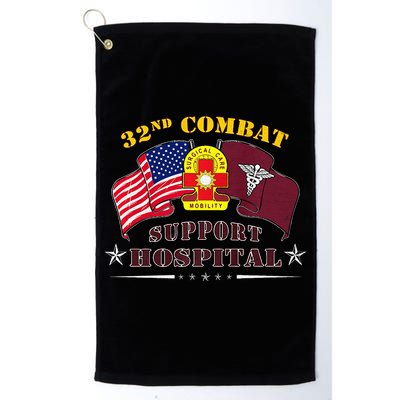 Army Combat Medic 32nd Combat Support Hospital Veteran Golf Towel