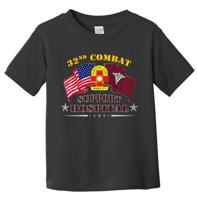 Army Combat Medic 32nd Combat Support Hospital Veteran Toddler T-Shirt
