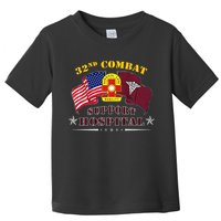 Army Combat Medic 32nd Combat Support Hospital Veteran Toddler T-Shirt