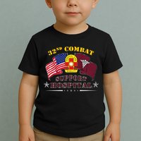 Army Combat Medic 32nd Combat Support Hospital Veteran Toddler T-Shirt