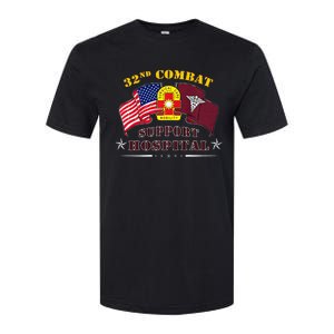 Army Combat Medic 32nd Combat Support Hospital Veteran Softstyle CVC T-Shirt