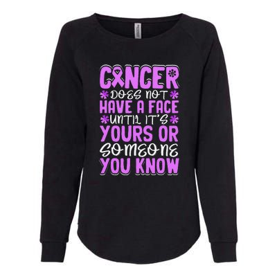 All Cancer Matters Awareness Saying World Cancer Day Womens California Wash Sweatshirt