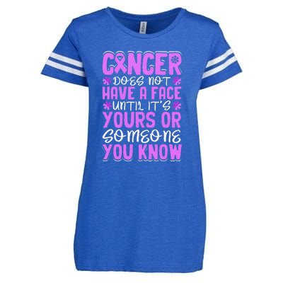 All Cancer Matters Awareness Saying World Cancer Day Enza Ladies Jersey Football T-Shirt