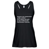 Anyone Can Masturbate Under A Sheet Ladies Essential Flowy Tank