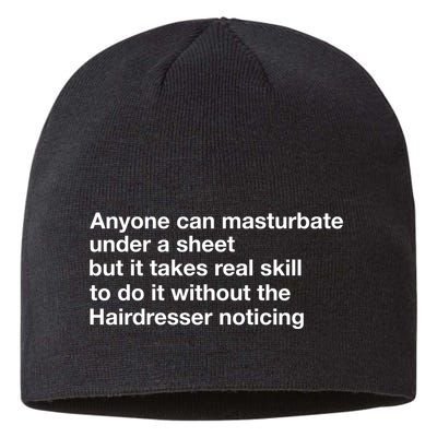 Anyone Can Masturbate Under A Sheet Sustainable Beanie