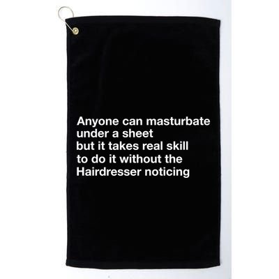 Anyone Can Masturbate Under A Sheet Golf Towel