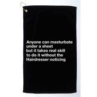 Anyone Can Masturbate Under A Sheet Golf Towel