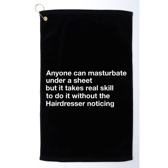 Anyone Can Masturbate Under A Sheet Golf Towel
