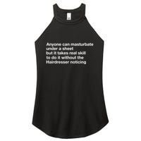 Anyone Can Masturbate Under A Sheet Women's Perfect Tri Rocker Tank