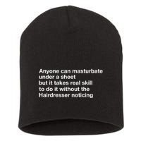 Anyone Can Masturbate Under A Sheet Short Acrylic Beanie