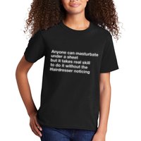 Anyone Can Masturbate Under A Sheet Kids T-Shirt