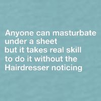 Anyone Can Masturbate Under A Sheet Sueded Cloud Jersey T-Shirt