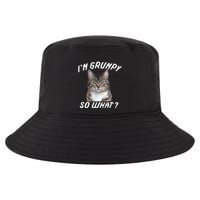 Angry Cat Meme I'm Grumpy So What Cool Comfort Performance Bucket Hat