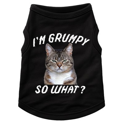 Angry Cat Meme I'm Grumpy So What Doggie Tank