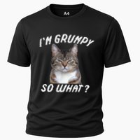 Angry Cat Meme I'm Grumpy So What Performance Shirt
