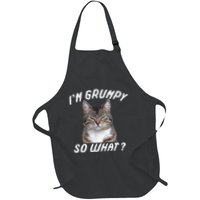 Angry Cat Meme I'm Grumpy So What Apron