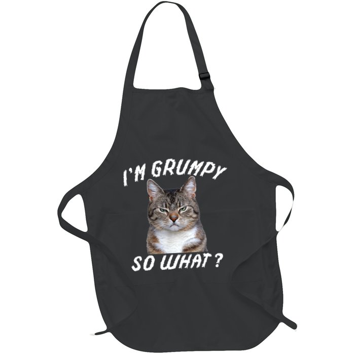 Angry Cat Meme I'm Grumpy So What Apron