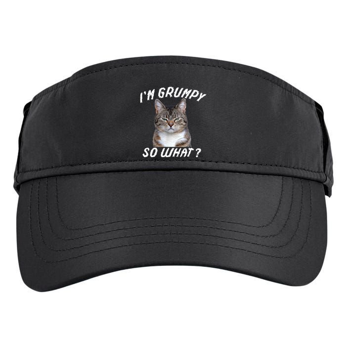 Angry Cat Meme I'm Grumpy So What Adult Drive Performance Visor