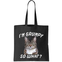 Angry Cat Meme I'm Grumpy So What Bag