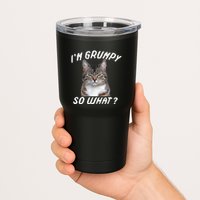 Angry Cat Meme I'm Grumpy So What Tumbler