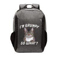 Angry Cat Meme I'm Grumpy So What Vector Backpack