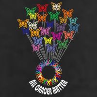 All Cancer Matters Awareness Day Ribbon Support Cool Comfort Performance Bucket Hat