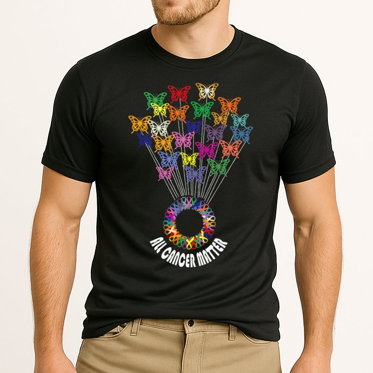 All Cancer Matters Awareness Day Ribbon Support Performance Shirt