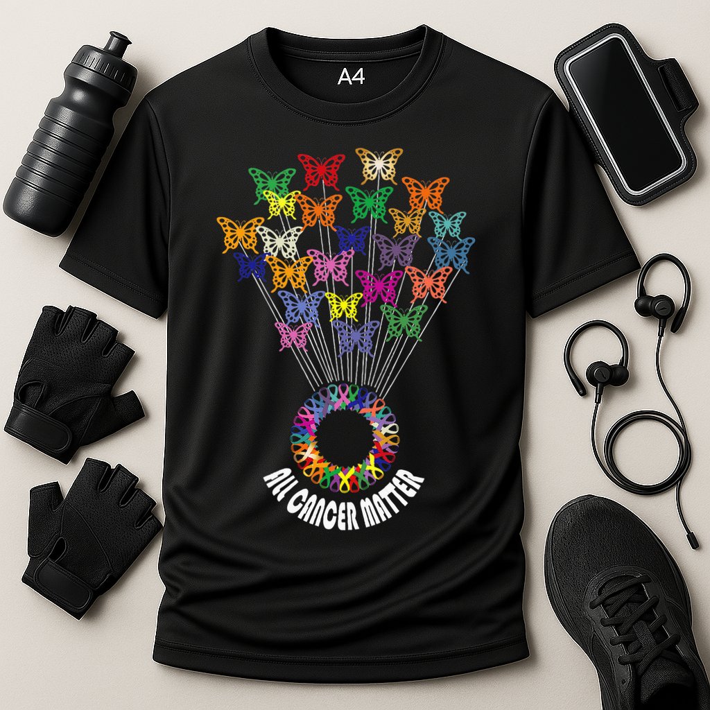 All Cancer Matters Awareness Day Ribbon Support Performance Shirt