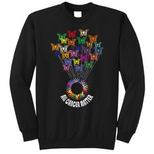 All Cancer Matters Awareness Day Ribbon Support Sweatshirt