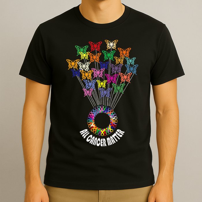 All Cancer Matters Awareness Day Ribbon Support T-Shirt