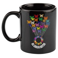 All Cancer Matters Awareness Day Ribbon Support 11oz C Handle Ceramic Mug