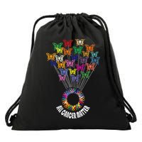 All Cancer Matters Awareness Day Ribbon Support Drawstring Bag