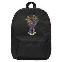 All Cancer Matters Awareness Day Ribbon Support 16 in Basic Backpack