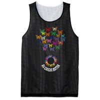 All Cancer Matters Awareness Day Ribbon Support Mesh Reversible Basketball Jersey Tank