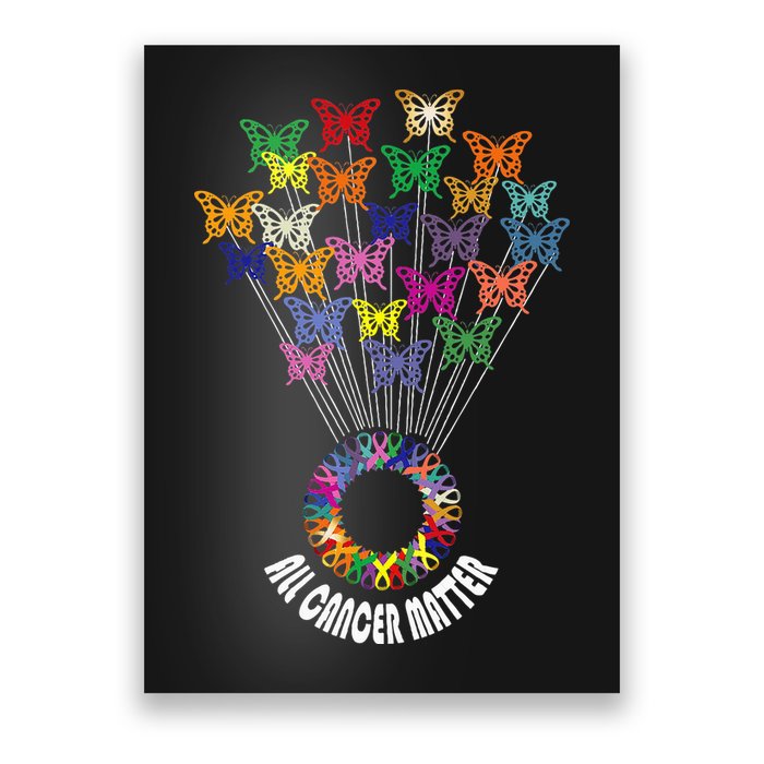 All Cancer Matters Awareness Day Ribbon Support Poster