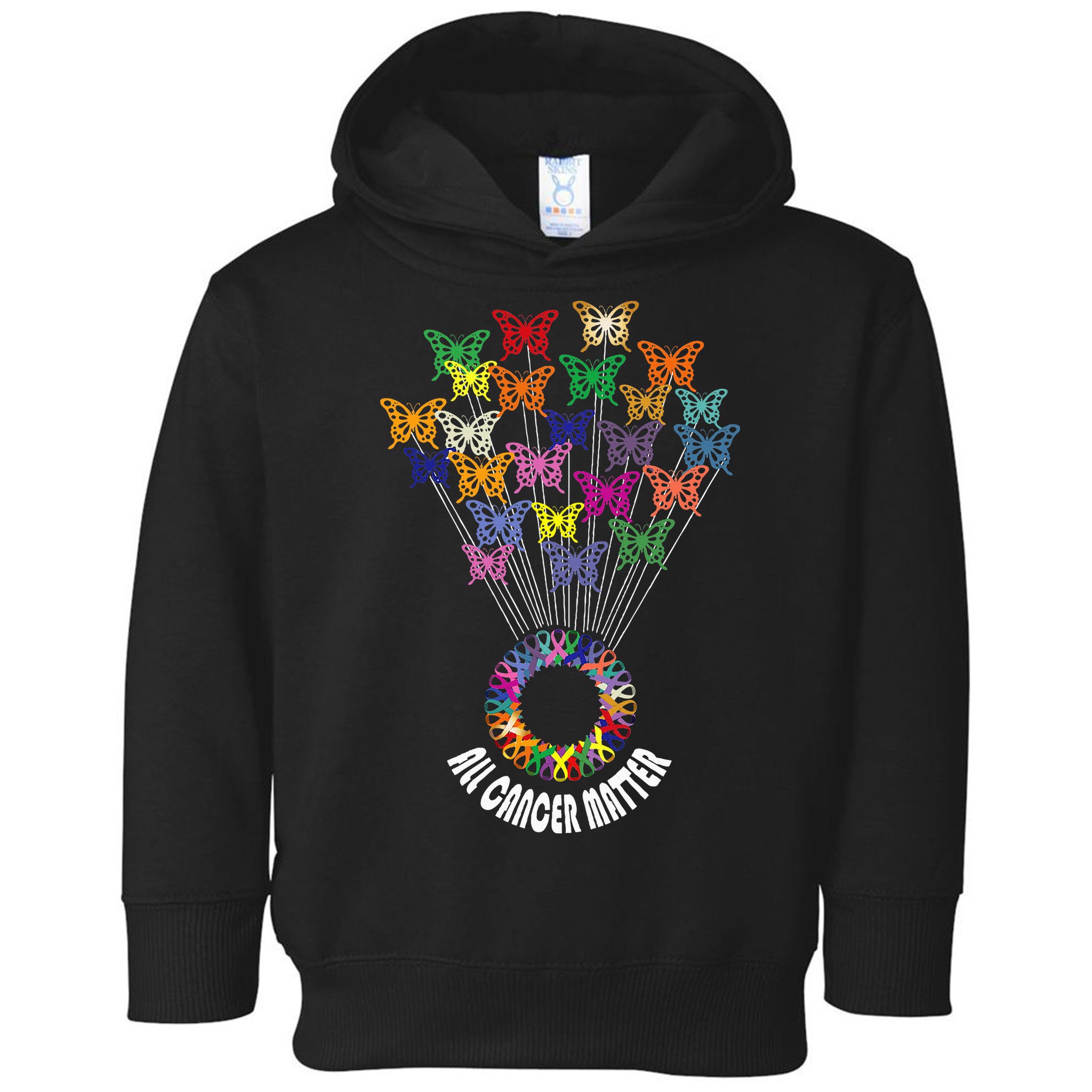 All Cancer Matters Awareness Day Ribbon Support Toddler Hoodie