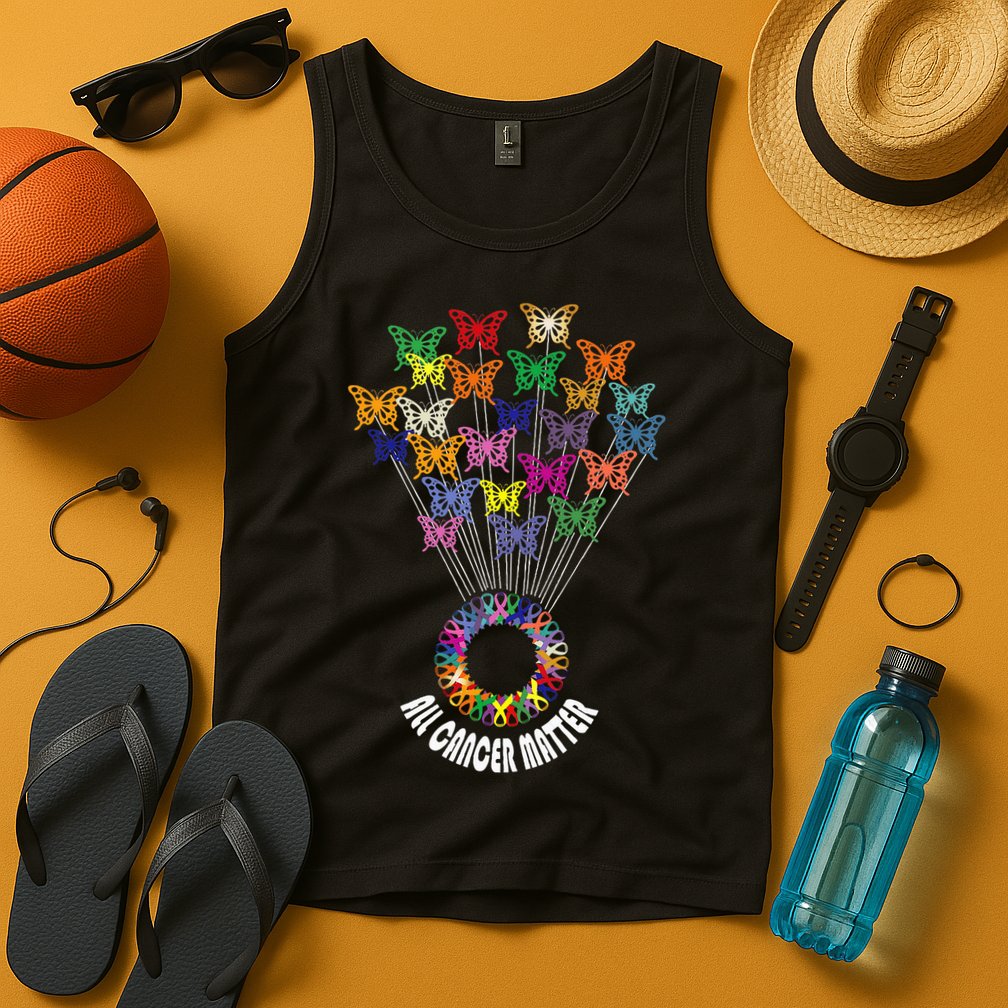 All Cancer Matters Awareness Day Ribbon Support Tank Top