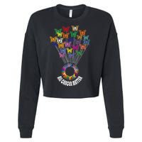 All Cancer Matters Awareness Day Ribbon Support Cropped Pullover Crew