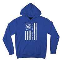 American Coal Miner Usa Flag Funny Mining Miner Gift Hoodie