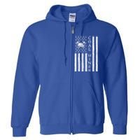 American Coal Miner Usa Flag Funny Mining Miner Gift Full Zip Hoodie