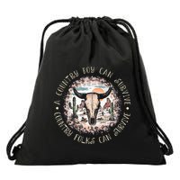 A Country Music Boy Can Survive Country Folks Can Survive Drawstring Bag