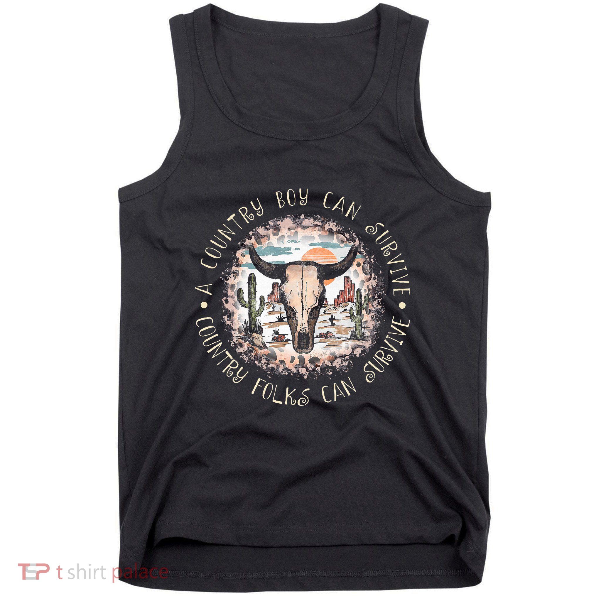 A Country Music Boy Can Survive Country Folks Can Survive Tank Top