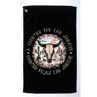 A Country Music Boy Can Survive Country Folks Can Survive Golf Towel