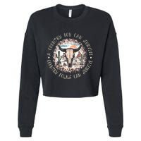 A Country Music Boy Can Survive Country Folks Can Survive Cropped Pullover Crew