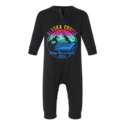 Alaska Cruise Making Memories Together 2024 Infant Fleece One Piece