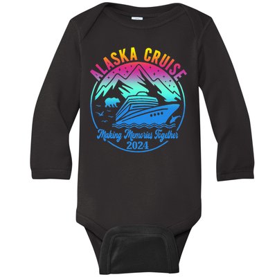 Alaska Cruise Making Memories Together 2024 Baby Long Sleeve Bodysuit