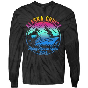 Alaska Cruise Making Memories Together 2024 Tie-Dye Long Sleeve Shirt