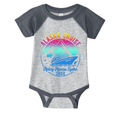 Alaska Cruise Making Memories Together 2024 Infant Baby Jersey Bodysuit