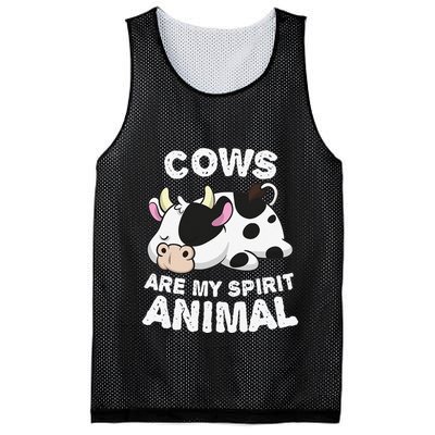 Anime Cows My Spirit Animal Gifts for Animal Lovers  Mesh Reversible Basketball Jersey Tank